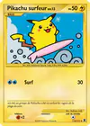 Carte Pikachu surfeur Niv. 13 114/111
