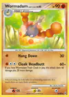 Carte Wormadam Sandy Cloak 50/99