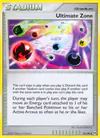 Carte Ultimate Zone 91/99