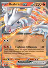 Carte Reshiram ex 020/086