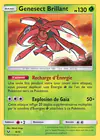 Carte Genesect Brillant 9/73