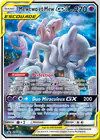 Carte Mewtwo et Mew GX SM191/