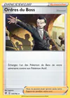 Carte Ordres du Boss 154/192