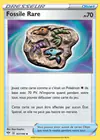 Carte Fossile Rare 167/189