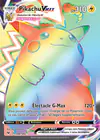Carte Pikachu VMAX 188/185