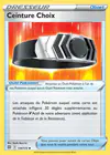 Carte Ceinture Choix 135/172