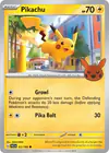 Carte Pikachu 62/193