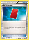 Carte Carton Rouge 124/146